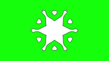 Star-Shaped Abstract with Curved Extensions video