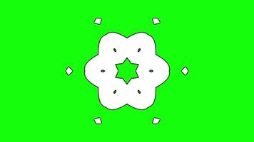 Interwoven Abstract Pattern with Hexagonal Symmetry video
