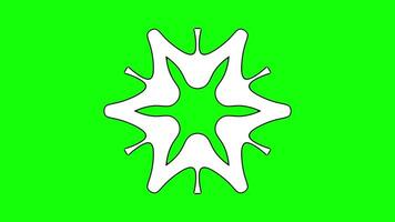 Abstract Starburst Pattern with Organic Extensions video