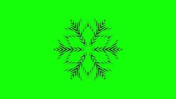 Complex Animated Geometric Pattern with Symmetrical Flow video