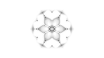 Animated Abstract Mandala with Evolving Geometric Design video