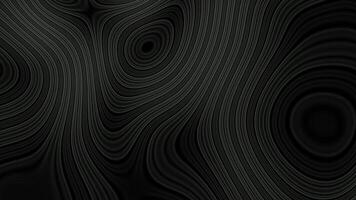 Abstract Contour Lines in Blue Forming Organic Wavy Pattern with Smooth Flowing Motion video