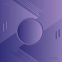 Modern abstract purple background with purple shape circle in center gradient futuristic background vector