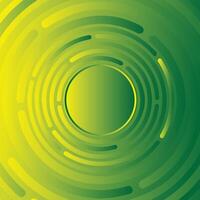 Modern Abstract green gradient circle background with subtle rays of light vector