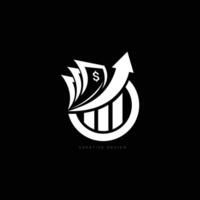 Growth credit repair business icon design vector