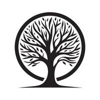 Tree Without Leaves Illustration for Commercial Use vector