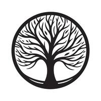Clean Tree Without Leaves Graphics for Commercial Projects vector