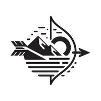 Bow and Arrow Silhouette Vectors Set for Digital Projects