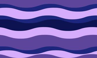 Abstract wavy stripes in calming shades of purple and blue. Perfect for textile design, website backgrounds, or any project needing a soothing, modern aesthetic. vector