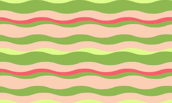 Vibrant pastel wavy stripes background. Perfect for website banners, social media posts, and textile designs. Adds a cheerful and modern touch to any project. Seamless pattern design.