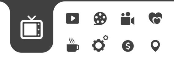 button isolated icon set design vector