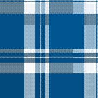 Fancy pattern background seamless, romance textile tartan. Basic fabric check plaid texture in cyan and white colors. vector