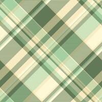 Event seamless pattern fabric, multicultural texture plaid background. Tattersall textile tartan check in green and light goldenrod yellow colors. vector