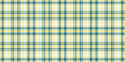 Purity tartan plaid texture, dogtooth check pattern . Production background fabric textile seamless in white and cyan colors. vector