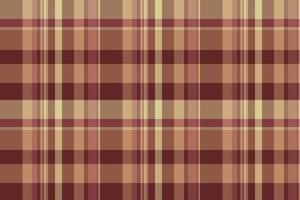 Mexico fabric textile tartan, pure plaid check seamless. Robe pattern texture background in red and orange colors. vector