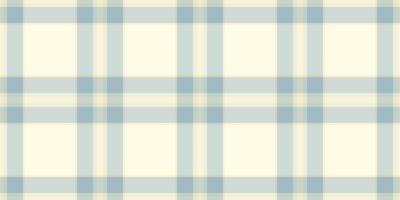 Scratched seamless check, punk tartan plaid textile. Stage fabric background pattern texture in light and white colors. vector