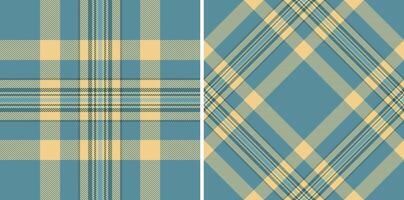 Pattern seamless tartan of check fabric background with a textile plaid texture. Set in winter colors. Trousers outfit ideas. vector