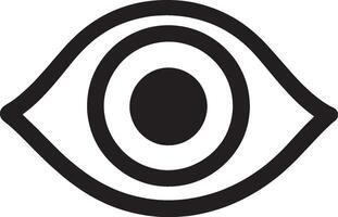 Black illustration of a focus icon. vector