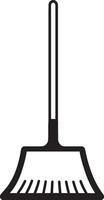 Dustpan silhouette in black design. vector