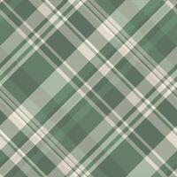 Dye fabric texture, equal plaid tartan pattern. National seamless check background textile in pastel and pastel grey colors. vector