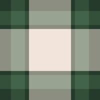 Decorating plaid fabric, fold seamless tartan pattern. Purity texture textile background check in green and stone grey colors. vector