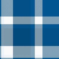 Stylish diagonal striped plaid pattern in shades of blue and white. Perfect for textile design, website backgrounds, or fashion projects. Clean, modern aesthetic. Ideal for various applications. vector
