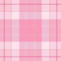 Softness seamless fabric textile, border plaid background. Realistic check pattern texture tartan in light and red colors. vector