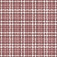 Printing texture textile, glamor seamless pattern background. Pure check plaid tartan fabric in red and rosy brown colors. vector