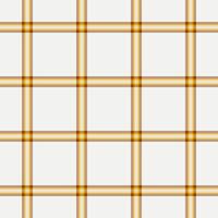 Scotland plaid tartan background, tee seamless check fabric. Mockup pattern textile texture in orange and white colors. vector