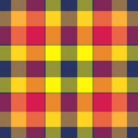 Vibrant, geometric plaid pattern in bold autumnal colors. Perfect for textile design, website backgrounds, or any project needing a cheerful, modern feel. Seamless repeat for versatile use. vector