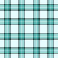 Christmas ornament plaid pattern, bag background check textile. Rustic texture fabric seamless tartan in teal and pastel colors. vector