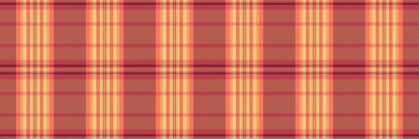 Loft background texture textile, trendy check plaid . Stroke fabric pattern tartan seamless in red and orange colors. vector