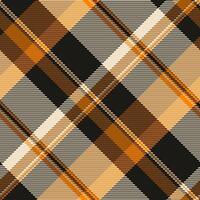 Workshop textile background , faded tartan fabric plaid. Illustration pattern texture seamless check in light and black colors. vector