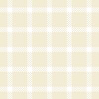 Simple check fabric, furry textile background plaid. Summertime texture seamless tartan pattern in light and white colors. vector