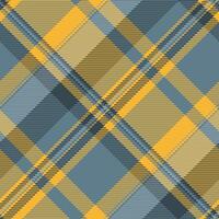 Striking abstract plaid pattern in vibrant yellow and cool grey tones. Perfect for textiles, website backgrounds, or modern design projects. Seamless repeat for endless applications. Download now vector