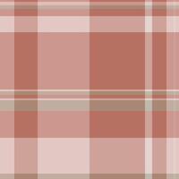Machinery plaid tartan , apparel background seamless fabric. Picnic texture pattern check textile in red and light colors. vector