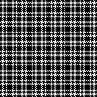 Femininity seamless textile, contour plaid texture tartan. India check pattern background fabric in black and white colors. vector