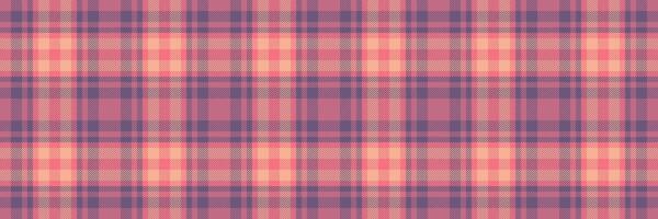 Female tartan background plaid, motif texture check textile. Hounds pattern seamless fabric in red and violet colors. vector