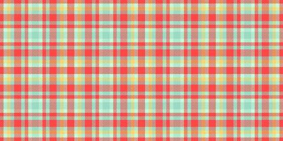 Multicolored pattern background fabric, sensual plaid tartan seamless. Stroke texture check textile in light and red colors. vector