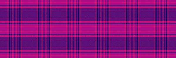Formal textile check plaid, professional tartan fabric pattern. Paint background texture seamless in pink and indigo colors. vector