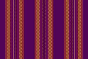 Rove stripe pattern, deep lines textile fabric. Lndigo texture background vertical seamless in purple and bright colors. vector