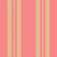 Durable pattern background seamless, blanket lines stripe . Menu textile vertical texture fabric in red and yellow colors. vector