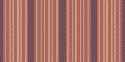 Sheet stripe textile background, graphical pattern vertical. Hispanic texture seamless fabric lines in red and light colors. vector