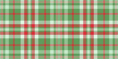 Copy space textile plaid texture, short pattern check. Picture background tartan seamless fabric in light and green colors. vector