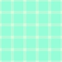 Unique check textile , simple pattern texture tartan. Infinity plaid fabric background seamless in light and mint colors. vector