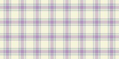 Cozy seamless textile check, sixties pattern plaid. Hispanic texture fabric background tartan in light and pastel colors. vector