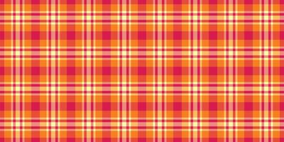 Vibrant orange and red plaid pattern. Perfect for textile design, website backgrounds, or autumnthemed projects. A cheerful and energetic design, ideal for adding a touch of warmth and style. vector