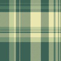 Creativity fabric texture tartan, professional textile check seamless. Handmade plaid background pattern in mint and light colors. vector