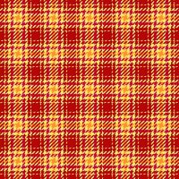 Vibrant red, orange yellow geometric textile pattern. Perfect for fashion, web design, or print projects needing a bold, stylish background. Seamless repeat design ensures versatile application. vector