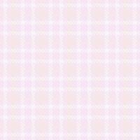 Skill fabric background pattern, lovely check tartan texture. Packing seamless plaid textile in white and lavender blush colors. vector